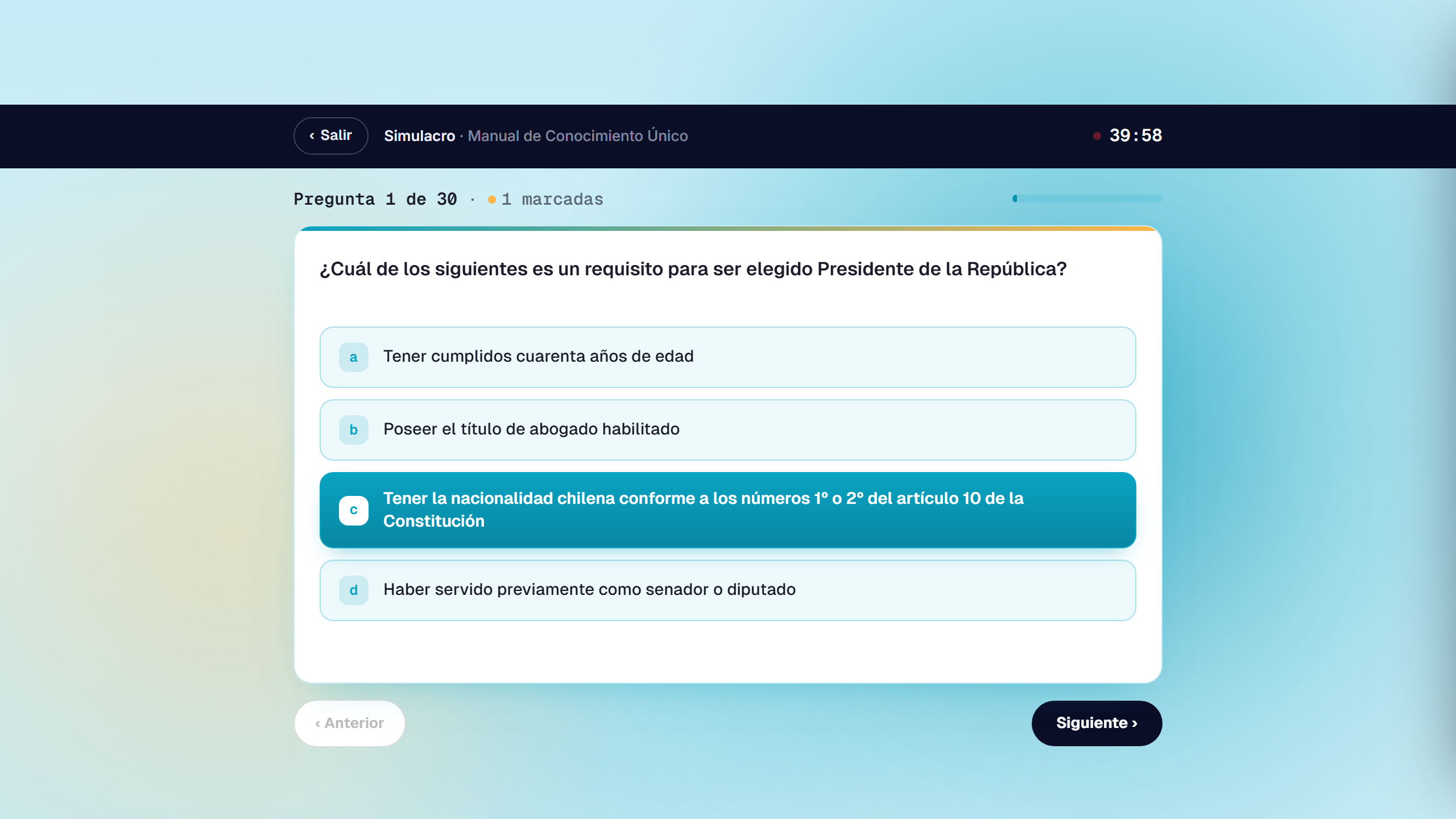 Simulador del Manual en computador
